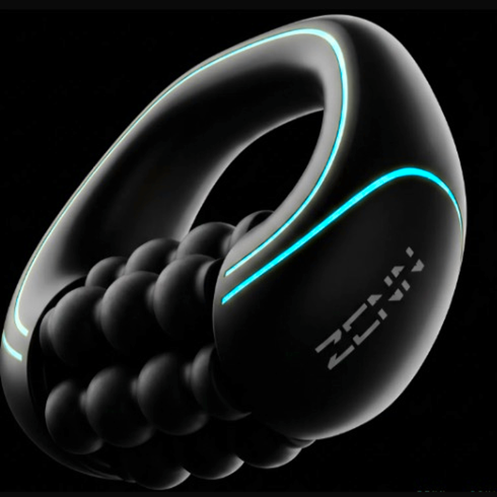 ZENN SculptRoll — three-quarter view with aqua accent